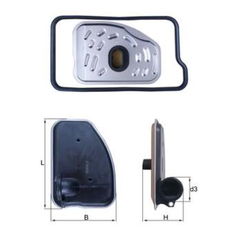 Filtre hydraulique, boîte automatique MAHLE OEM 226328