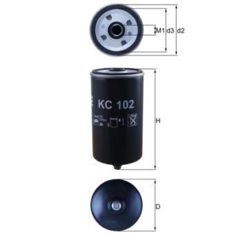 Filtre à carburant MAHLE OEM 7000712