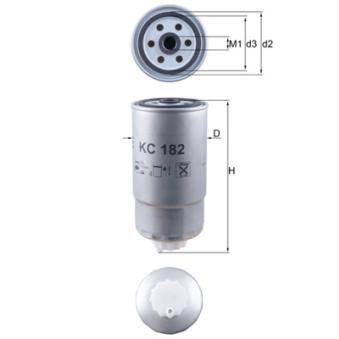 Filtre à carburant MAHLE OEM 52129238AA