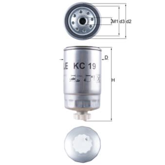 Filtre à carburant MAHLE OEM 1319159