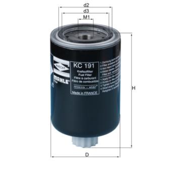 Filtre à carburant MAHLE OEM 1465437