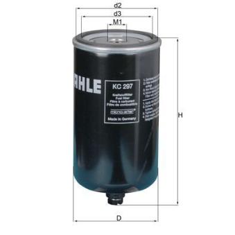 Filtre à carburant MAHLE OEM 01182242
