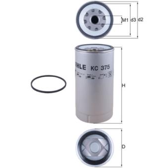 Filtre à carburant MAHLE OEM 0004771702 Filtre à carburant MAHLE OEM 0004771702