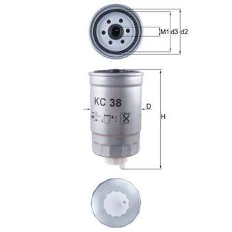 Filtre à carburant MAHLE OEM 88AX9150BA