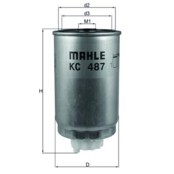 Filtre à carburant MAHLE OEM 68057228AA