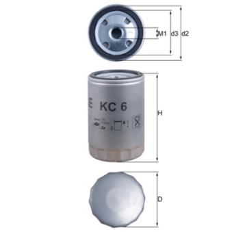 Filtre à carburant MAHLE OEM 1930953