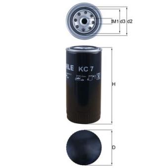 Filtre à carburant MAHLE OEM 7984903