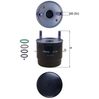 Filtre à carburant MAHLE OEM 31922H8900