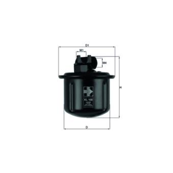 Filtre à carburant MAHLE OEM WJN101050