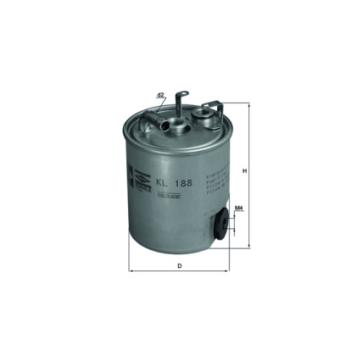 Filtre à carburant MAHLE OEM 05080477AA Filtre à carburant MAHLE OEM 05080477AA