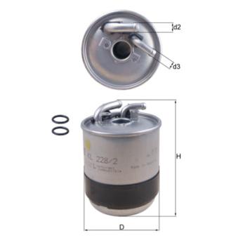 Filtre à carburant MAHLE OEM K05170896AB