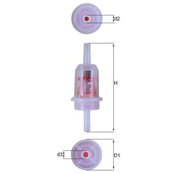 Filtre à carburant MAHLE [KL 23]