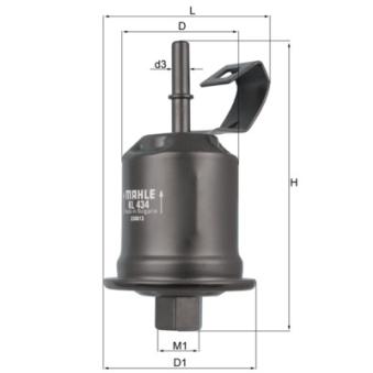 Filtre à carburant MAHLE OEM 2330016330