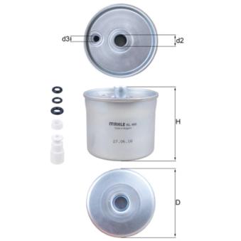 Filtre à carburant MAHLE OEM WFL100160