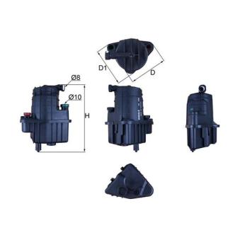 Filtre à carburant MAHLE OEM 164000890R