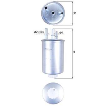 Filtre à carburant MAHLE OEM 2240008020 Filtre à carburant MAHLE OEM 2240008020
