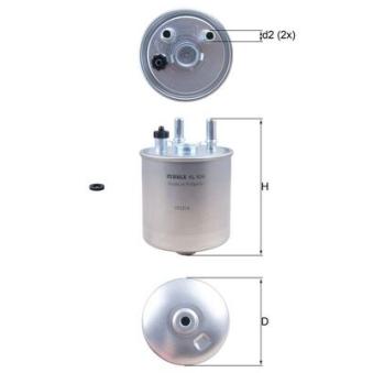 Filtre à carburant MAHLE OEM 7701478277