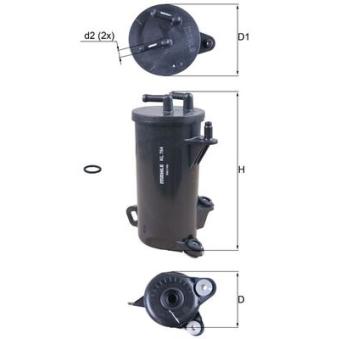 Filtre à carburant MAHLE OEM 16902RZ0G01