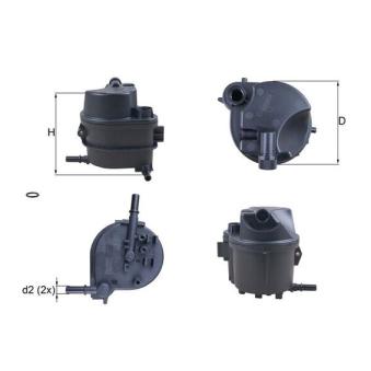 Filtre à carburant MAHLE OEM 1677302