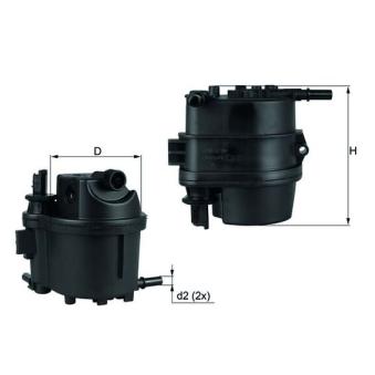 Filtre à carburant MAHLE OEM 1334772 Filtre à carburant MAHLE OEM 1334772