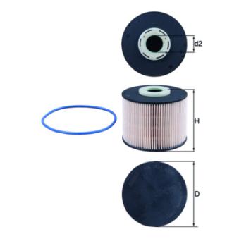 Filtre à carburant MAHLE OEM SU001A0683