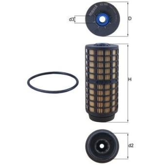 Filtre à carburant MAHLE OEM 500086009