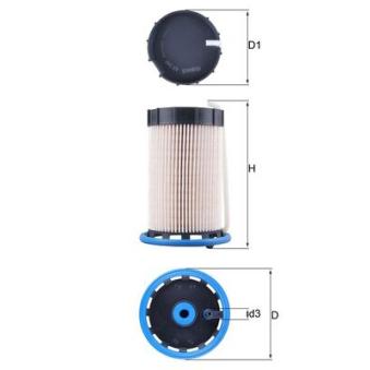 Filtre à carburant MAHLE OEM 7N0127177C