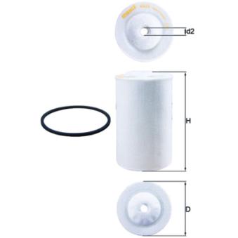 Filtre à carburant MAHLE OEM 7402855