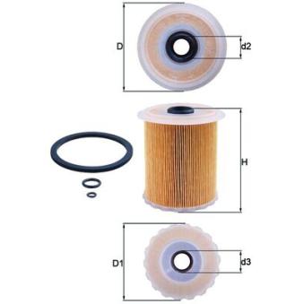 Filtre à carburant MAHLE OEM 8671002064