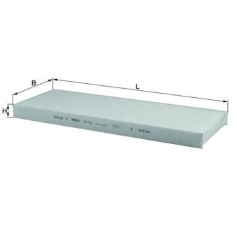 Filtre, air de l'habitacle MAHLE OEM 1353267