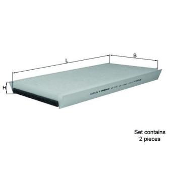 Filtre, air de l'habitacle MAHLE OEM 6921019