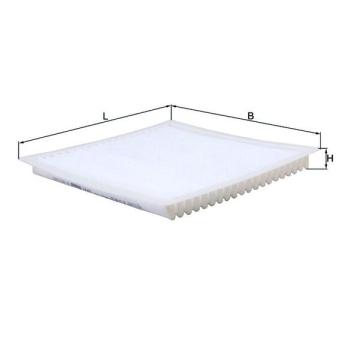 Filtre, air de l'habitacle MAHLE LA 477 pour MITSUBISHI SPACE 1.6 CRDi - 110cv