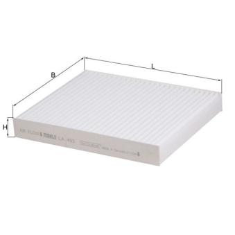 Filtre, air de l'habitacle MAHLE OEM 999A2VX000