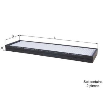 Filtre, air de l'habitacle MAHLE OEM 971331J000