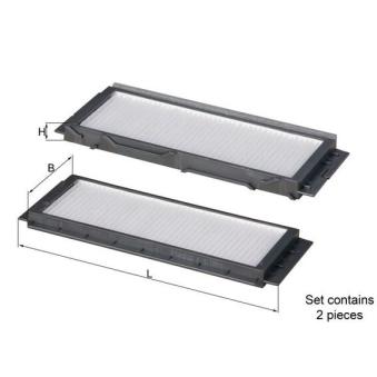 Filtre, air de l'habitacle MAHLE OEM BBP261J6X