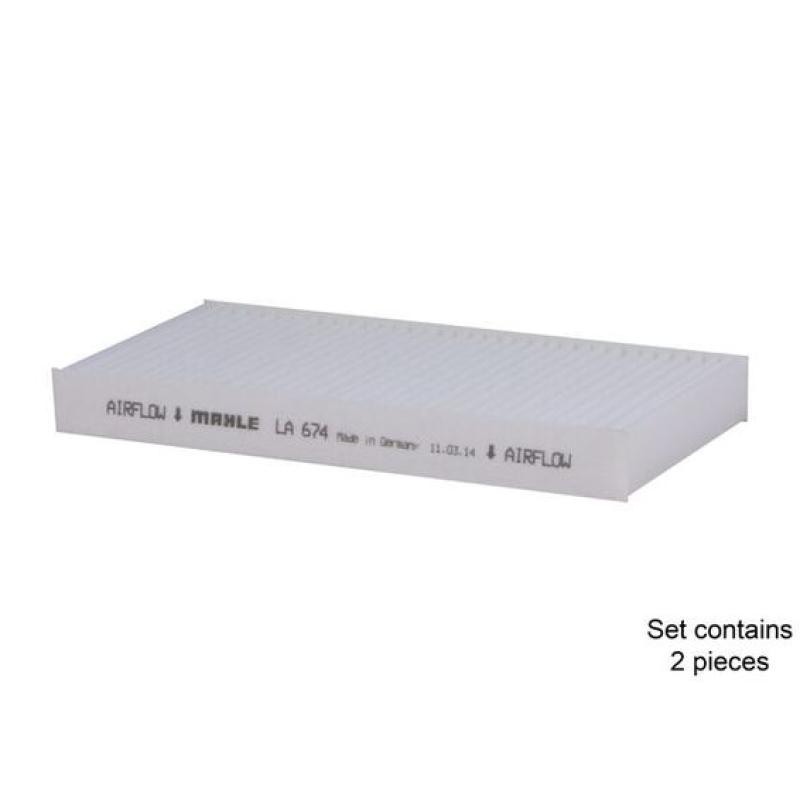 Filtre, air de l'habitacle MAHLE LA 674/S - Visuel 1