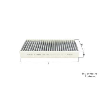 Filtre, air de l'habitacle MAHLE OEM 64316835405