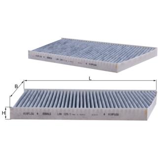 Filtre, air de l'habitacle MAHLE OEM A2038301018