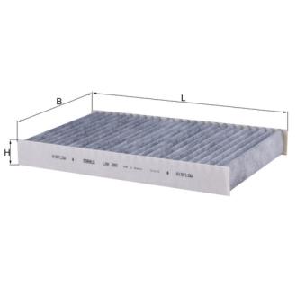 Filtre, air de l'habitacle MAHLE LAK 280