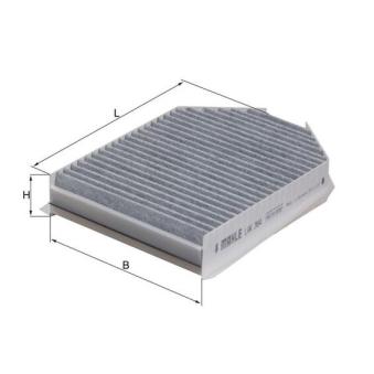Filtre, air de l'habitacle MAHLE LAK 364