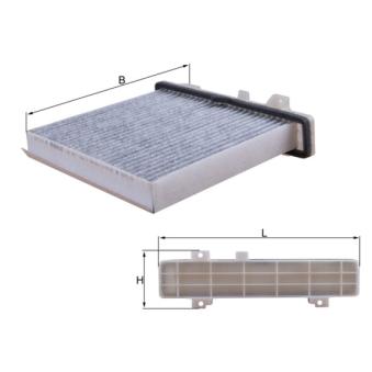 Filtre, air de l'habitacle MAHLE OEM XR500058