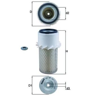 Filtre à air MAHLE OEM 246366 Filtre à air MAHLE OEM 246366