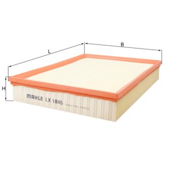 Filtre à air MAHLE OEM 0000902651 Filtre à air MAHLE OEM 0000902651