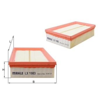 Filtre à air MAHLE OEM 16546JD20A