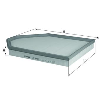 Filtre à air MAHLE OEM 13717601868