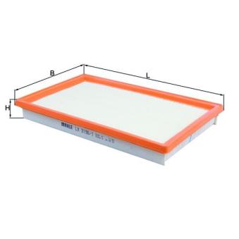 Filtre à air MAHLE OEM 1378061M00000