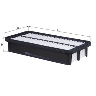 Filtre à air MAHLE OEM 281131C500AT Filtre à air MAHLE OEM 281131C500AT