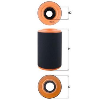 Filtre à air MAHLE OEM 1444SG