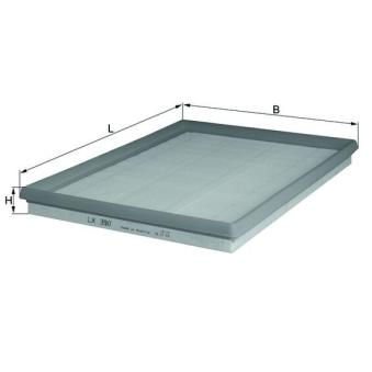 Filtre à air MAHLE OEM 90443104