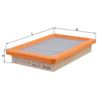 Filtre à air MAHLE OEM B59513Z40